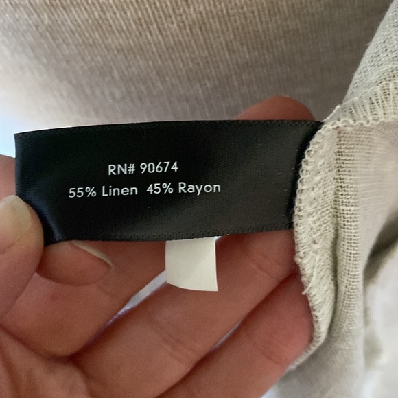 Boston proper brushed gold metallic linen blend shacket size M studded pockets - Picture 11 of 12